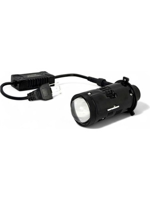 Yenilzd H4 Mercekli LED Zenon Prime 60W Güç 23.000 Lümen  5000KLED Zenon Şimşek Etkili Günışığı 12-24V Uzun Ömürlü Güçlü Çizgisel Odak