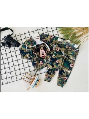 Mıckey Mouse 3'lü Erkek Çocuk Eşofman Takımı ( Mevsimlik ) ( Tuhfetower )