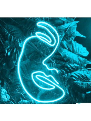 Yarım Yüz Neon LED Tasarımı