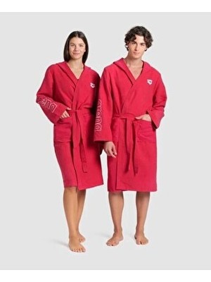 Arena Zeal Robe/red-Whıte Yetişkin Bornozu