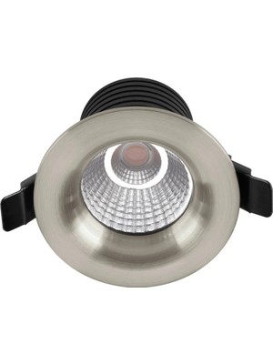 Eglo 61563 "talvera G" 8,5 cm Çapında Alüminyum Döküm Nikel Mat Sıva Altı Gömme Spot