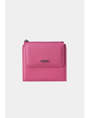 Massarelli x Rewina  Hakiki Deri Kadın Cüzdan PEMBE-MCZ9738