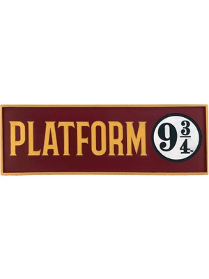 Aesco Platform 9-3/4 Dekoratif Tabela, Çok Renkli, 2,75 Çap x 1 Genişlik x 7,75 Yükseklik Inç