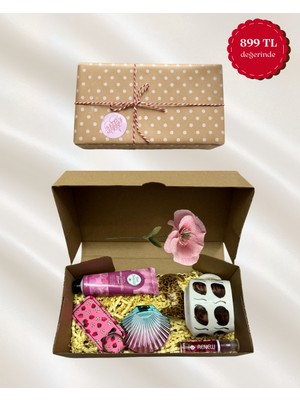 Cihania Store Kadınlar Günü -Sevgililer Günü-Doğum Günü Hediye Kutusu - Pembe