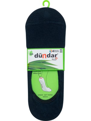 Dündar Erkek Bambu Babet Çorabı - Kaymaz Silikonlu 6’lı Paket Lacivert