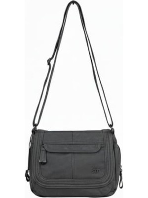 571  Collections Ithal Yıkama Deri Omuz Çantası 14-13E