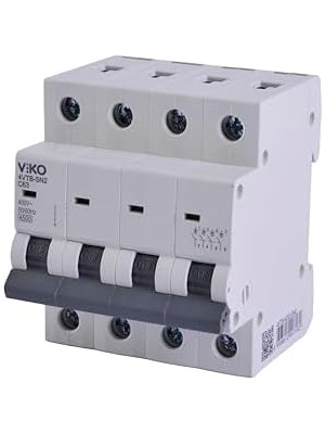 Aesco 4VTB-4C63 Otomatik Sigorta 4,5ka C Tipi 4 Kutup 63A