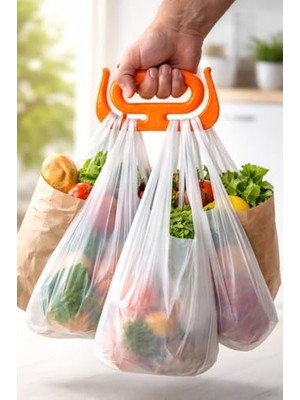 Aesco 1 Adet Çok Amaçlı Market Pazar Poşet Taşıma Aparatı Poşet Tutucu Taşıma Kiti