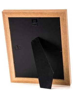 Aesco Ahşap Masaüstü Fotoğraf Çerçevesi - 20X25 Cm,bej Ahşap Beyaz,20 x 25