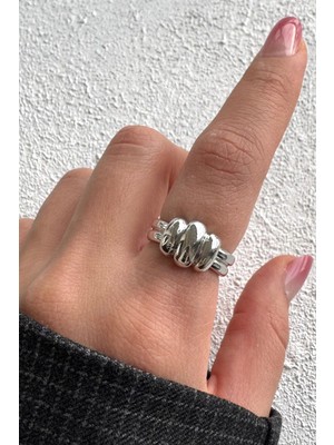 Leo'Stone Yeni Sezon Luxe Bubble Tasarım Ayarlanabilir Kadın Yüzük