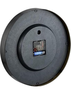 Aesco 30 cm Akar Saniye Sessiz Mekanizma Duvar Saati