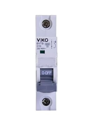 Aesco 6VTB-1C10 Otomatik Sigorta 6ka C Tipi 1 Kutup 10A