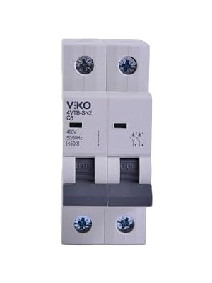 Aesco 4VTB-2C06 Otomatik Sigorta 4,5ka C Tipi 2 Kutup 06A