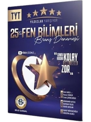 Aesco Tyt Fen Bilimleri Yıldızlar Yarışıyor 25 Li Branş Denemesi