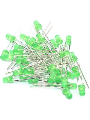 Aesco 5 mm Yeşil LED - 10 Adet