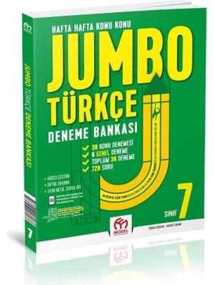 Aesco 7. Sınıf Jumbo Türkçe Deneme Bankası