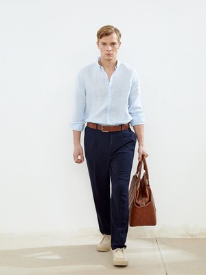 Lc Waikiki Yeni Sezon Standart Kalıp Keten Karışımlı Erkek Chino Pantolon