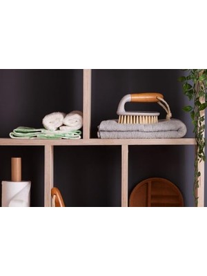 Aesco By York Bambu Temizlik Fırçası, Bej, Standart