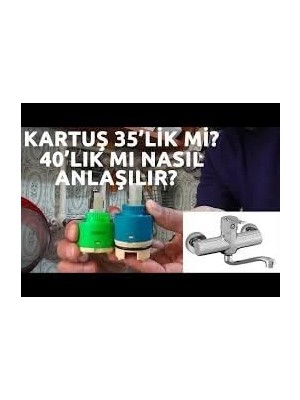 Aesco Su Armatür Batarya Mix Kartuş 40 Lık Ayaklı