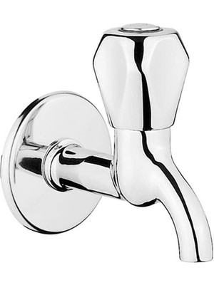 Aesco A41585 Kısa Klasik Açma Kapama Musluk, Krom