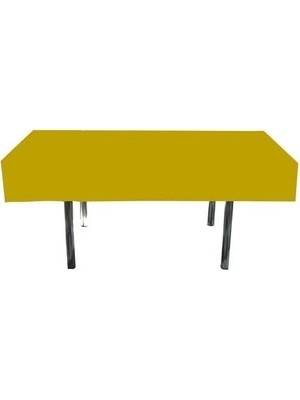 Aesco - Düz Altın Doğum Günü Masa Örtüsü 137 * 183