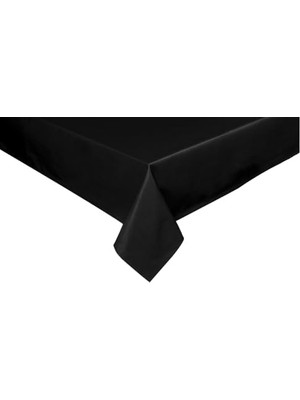 Aesco Paria Siyah Düz Masa Örtüsü 150X250CM