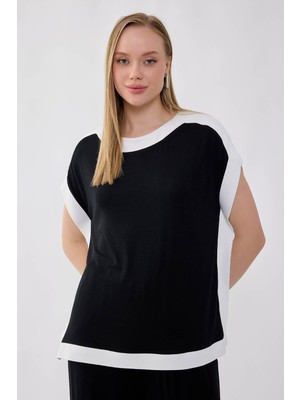 Vitrin Iki Renk Salaş Bluz