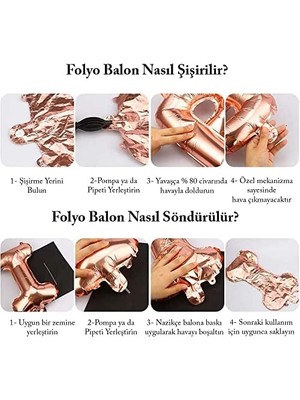 Aesco Rose Kral Tacı Folyo Balon