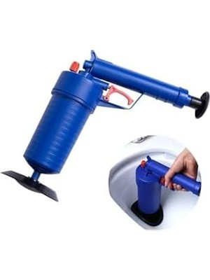 Aesco Monte Lua Yüksek Hava Basınçlı Gider Açma Aparatı, Mutfak Lavabo Banyo Tuvalet Klozet Tıkanıklığı Yüksek Hava Basınçlı Gider Açma Drenaj Pompa Makinesi