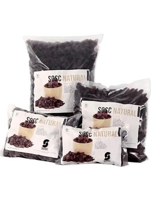 Aesco Kırmızı Pomza Taşı 2-3 cm Volkanik Cürüf Ponza Lav Kırığı 1 Lt