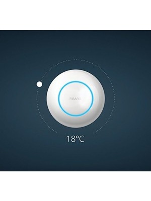 Aesco Fibaro FGT‐001+FGBRS‐001 Akıllı Ev Termostatik Vana Seti, Beyaz, 1 Adet