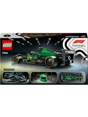 Aesco Speed Champions Martin Aramco F1 AMR24 Yarış Arabası 77245 – 10 Yaş ve Üzeri Için Koleksiyonluk Sürücü Minifigürü Içeren Yapım ve Sergileme Seti, Babalar Günü Hediyesi (269 Parça)