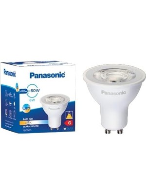 Aesco LED GU10, Sarı Işık 6W 420LM 2700K 60°