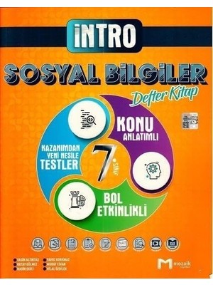 Aesco 7. Sınıf Sosyal Bilgiler Defter Kitap