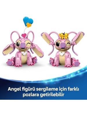 Aesco ǀ 43257-9 Yaş ve Üzeri Çocuklar Için Lilo ve Stiç Karakterlerini Içeren Yaratıcı Oyuncak Yapım Seti, Doğum Günü Hediyesi (784 Parça)