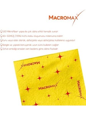 Aesco Mikrofiber Mutfak Banyo Temizlik Bezi 5’li Paket