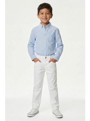 Kinderos Likralı Unisex Çocuk Basic Pantolon - 26K 2210