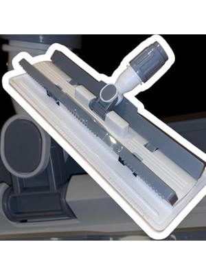 Aesco Wesso Mandallı Mikrofiber Temizlik Seti, Geniş Yüzey Temizleyici, Profesyonel Zemin Mop Sistemi, Gri-Beyaz Görseldeki Gibi Gelmektedir Mob Sapı Ürüne Dahil Değildir