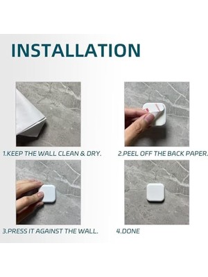 Aesco Kedi Kumu Kepçesi, 6'lı Paket Kendinden Yapışkanlı Silikon Koruyucu, Duvar ve Kapı Koruma Pedi, Anti-Çarpma Emniyeti, Ev, Ofis ve Okullar Için Sessiz Kapı Durdurucu