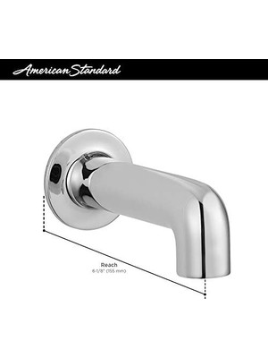 Aesco Standard 8888317.243 Studio S Diveter Olmayan 1/2 IPS Küvet Ağzı, Mat Siyah