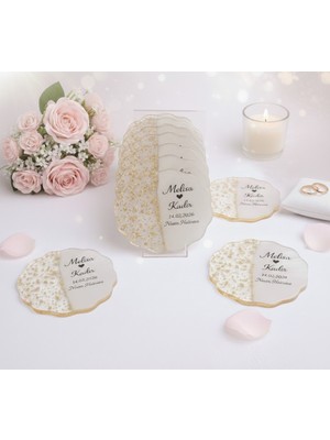 Tuncel Store Kişiye Özel Dalgalı 20 Adet Magnet Söz Nişan Kına Özel Gün Hediyelik