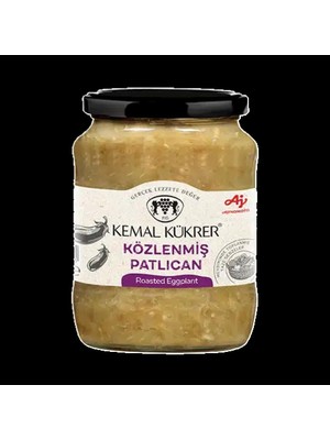 Aesco Kükrer Közlenmiş Patlıcan Cam Kavanoz 720 cc