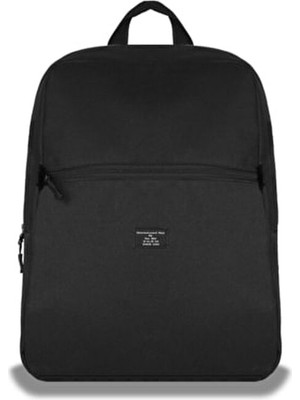 D'Vers Unisex Siyah Sırt ve Laptop Çantası