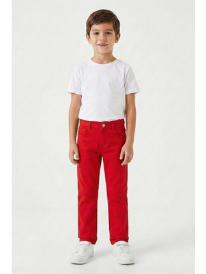 Kinderos Likralı Unisex Çocuk Basic Pantolon - 26K 2210