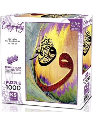 Aesco 1000 Parça Vav Allah Herşeye Kadirdir Puzzle