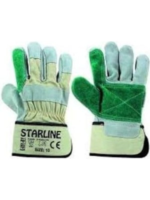 Aesco E-110192C-SR Yanmaz Deri Iş Eldiveni