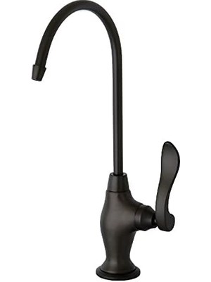 Aesco Gourmetier KS3195NFL Nuwave Fransız Tek Kolu Su Filtrasyon Musluğu, Yağ Ovuşturdu Bronz, 10,81 x 4,63 x 1,75