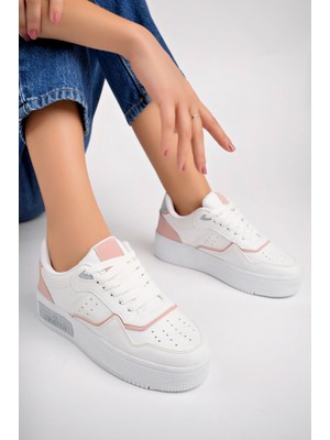 Infinite8 Kadın Beyaz Sneaker Spor Ayakkabı