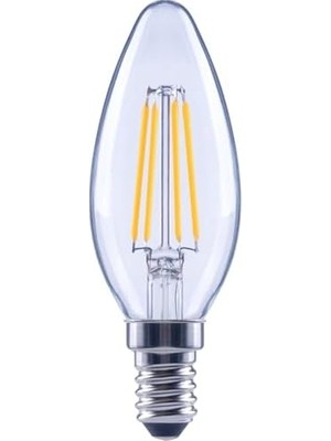 Aesco LED 4W 6500K 470LM E14 Duy Beyaz Işık 2'li Paket Ampul