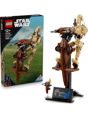 Aesco Gizli Tehlike Stap ve Savaş Droidi 75428 – 12 Yaş ve Üzeri Için Koleksiyonluk Yapım Seti, Sergilemeye Uygun Detaylı Model, Yetişkinler ve Gençler Için Hediye Fikri (1088 Parça)